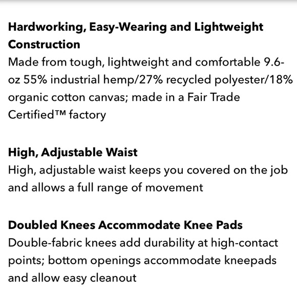 Patagonia Women's All Seasons Hemp Canvas Double Knee Pants - Short - Picture 4 of 11